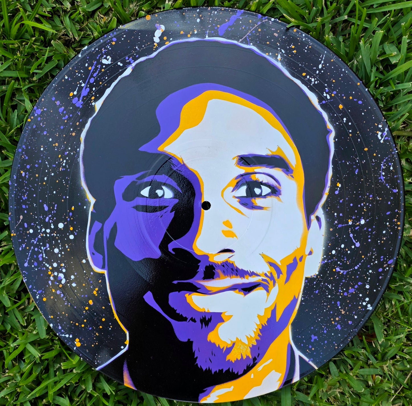 Kobe Painted Vinyl Record