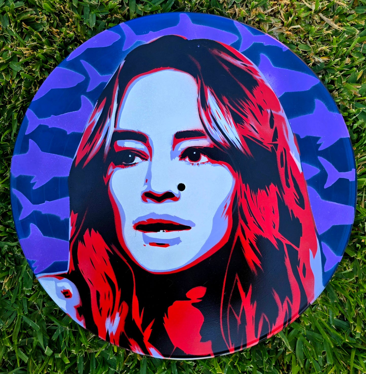 Zephyr Purple Painted Vinyl Record