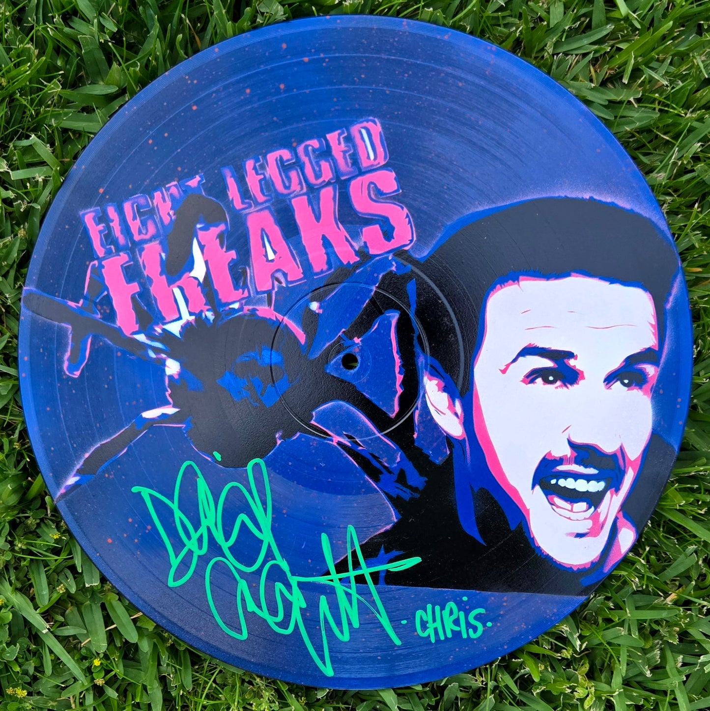 Spider Vinyl Signed by David Arquette