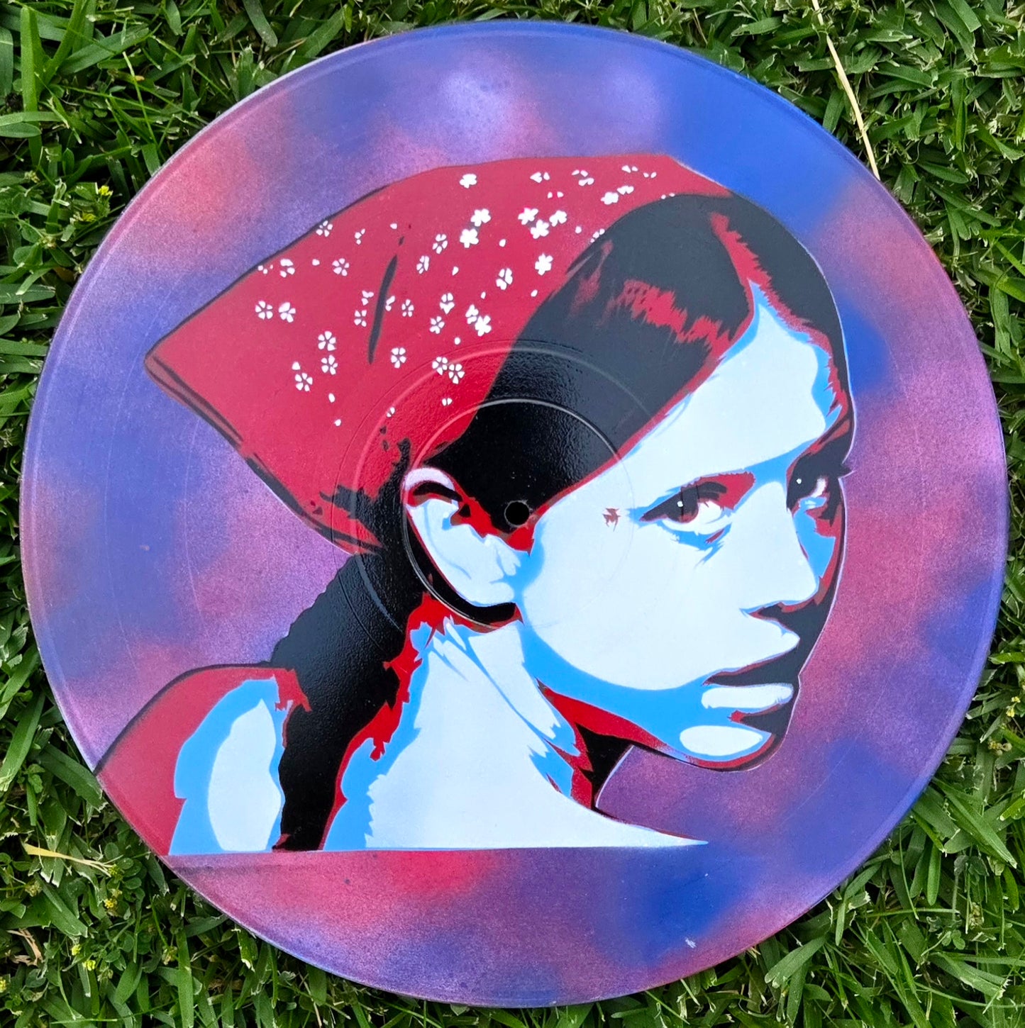 Maxine Painted Vinyl Record