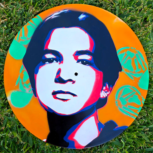 Teo Painted Orange/Green Vinyl Record